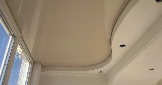 Натяжной потолок на балкон Обнинск, цена 6267 руб.