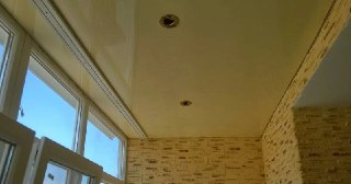 Натяжной потолок на балкон Обнинск, цена 6267 руб.