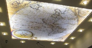 Натяжной потолок с фотопечатью Обнинск, цена от 6299 руб.
